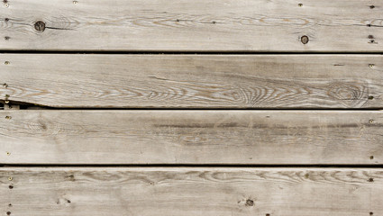 Obraz premium old wooden brown planks background with horizontal boards wood t