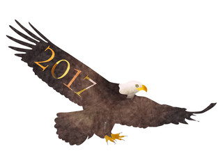 酉　鷹　年賀状　アイコン