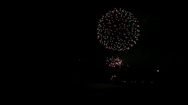 colorful fireworks for New Year's celebrations