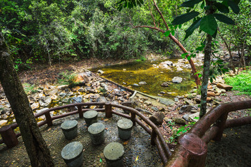 Stream in the tropical jungles of South East Asia