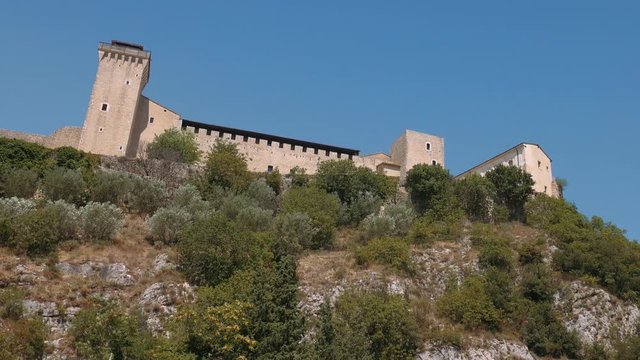 Rocca Albornoziana (Arbonoz Fortress), Spoleto, Umbria, Italy
