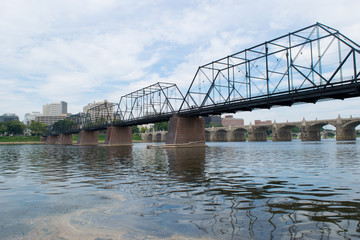 City Island Bridge Harrisburg, Pennsylvania