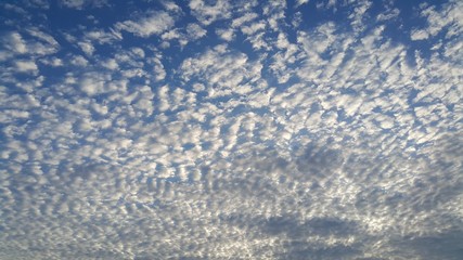 Sea Of Clouds with blue sky