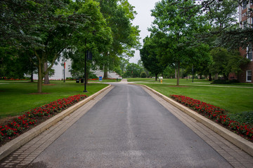 Fototapeta na wymiar Gettysburgs College Campus in Pennsylvania 