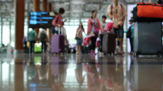 Singapore airport - passengers.