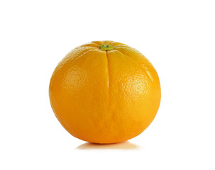 Orange fruit isolated on white background
