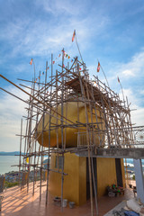 the second Kyaikhtiyo was build on the hill top in Sirey temple near Phuket town Kyaikhtiyo means stone look like head of Hindu sage or saint.