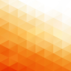 Orange Grid Mosaic Background, Creative Design Templates