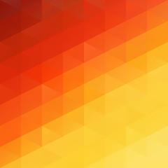 Orange Grid Mosaic Background, Creative Design Templates
