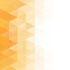 Orange Grid Mosaic Background, Creative Design Templates