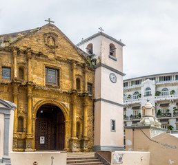Fototapeta na wymiar La Merced Church in Casco Viejo - Panama City, Panama