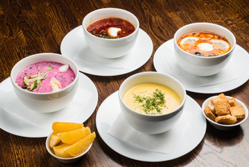 different soups