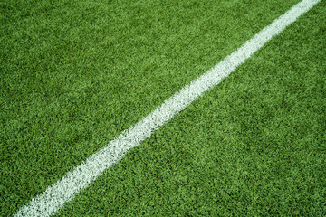 Artificial Grass with White Line