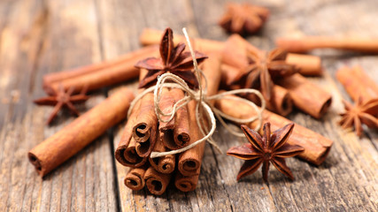 cinammon and star anise