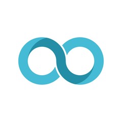 Infinity logo vector