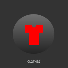 Obraz premium Undershirt icon