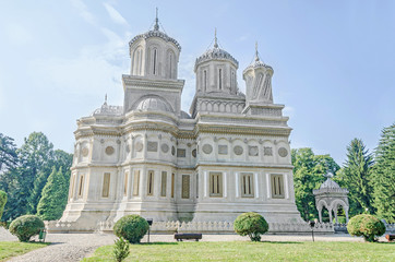 The monastery "Curtea de Arges" from Romania, orthodox church