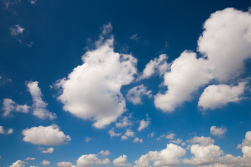 初夏の青空と雲
