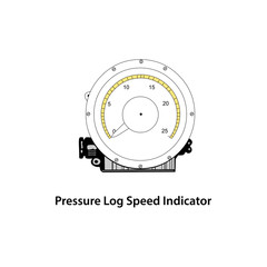 pressure log speed indicator