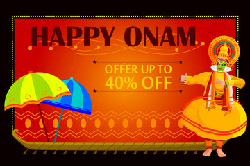 Happy Onam shopping sale offer