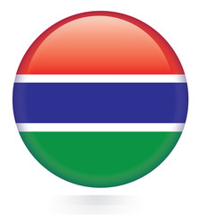 Gambia flag button