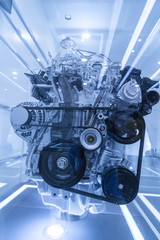 car engine section