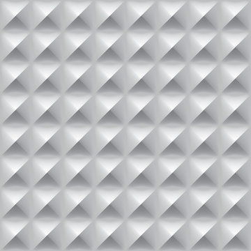 Seamless metal texture with diamont shapes steel vector background