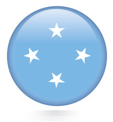 Micronesia flag button
