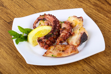 Grilled octopus