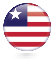 Liberia flag button