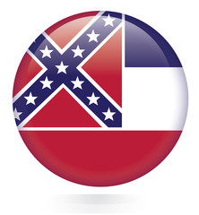 Mississippi flag button
