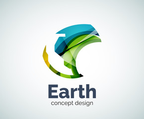 Earth logo template