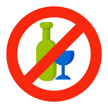 Stop drink vector illustration.