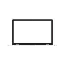 Vector Laptop isolated on white background