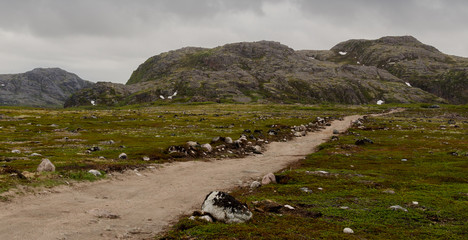 The road to Tundra, Russia