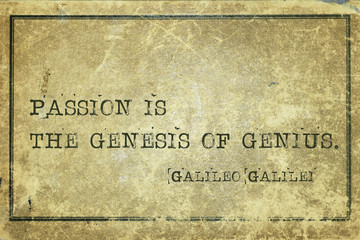 passion genesis Galilei