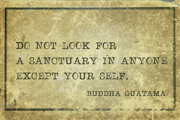 sanctuary in yourself Buddha