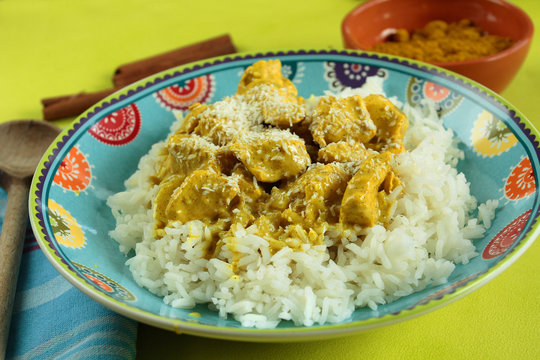 poulet au curry et lait de coco 03092016