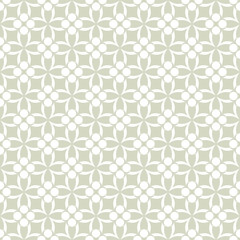 Vector textile damask seamless pattern.