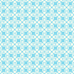 Blue ornament seamless pattern