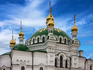 Fototapeta na wymiar Kiev, Ukraine. Church, Pechersk Lavra Monastery