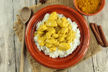 poulet au curry et lait de coco 03092016