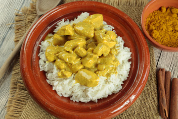 poulet au curry et lait de coco 03092016