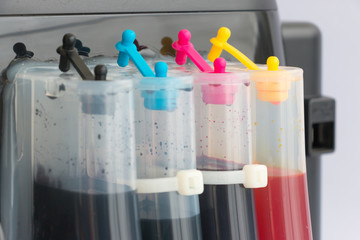 color tank on inkjet printer
