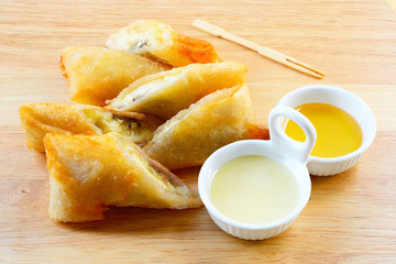 Banana Spring Rolls
