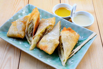 Banana Spring Rolls