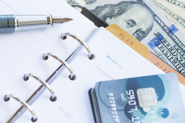 Close up credit card