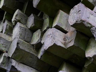 Basaltprismenwand am Gangolfsberg in der Rhön