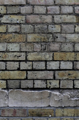 Old Dirty Brick Wall