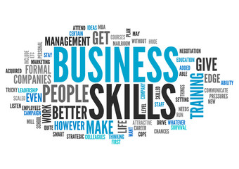 Word Cloud Business Skills